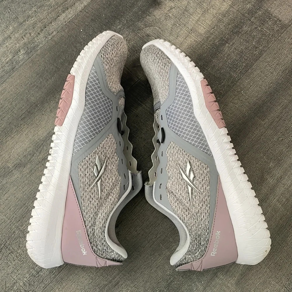 Reebok flexagon force gray tennis shoes 9 - Picture 5 of 8